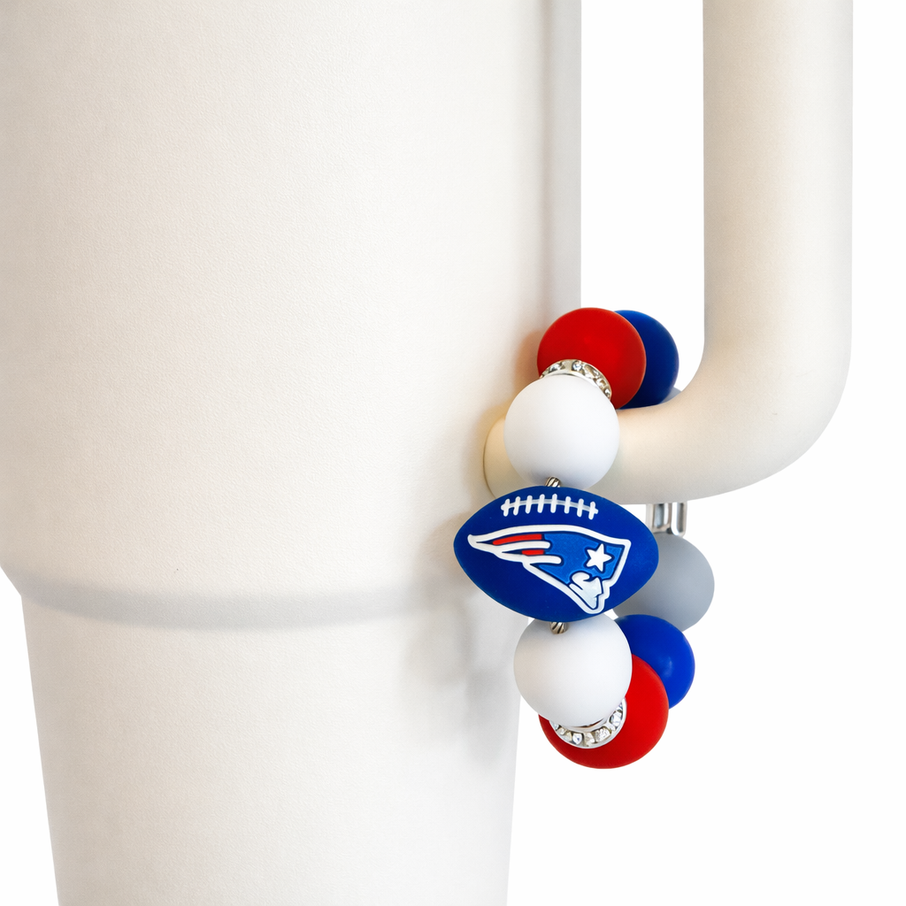 Football Tumbler Accent – Handmade Game Day Accessory