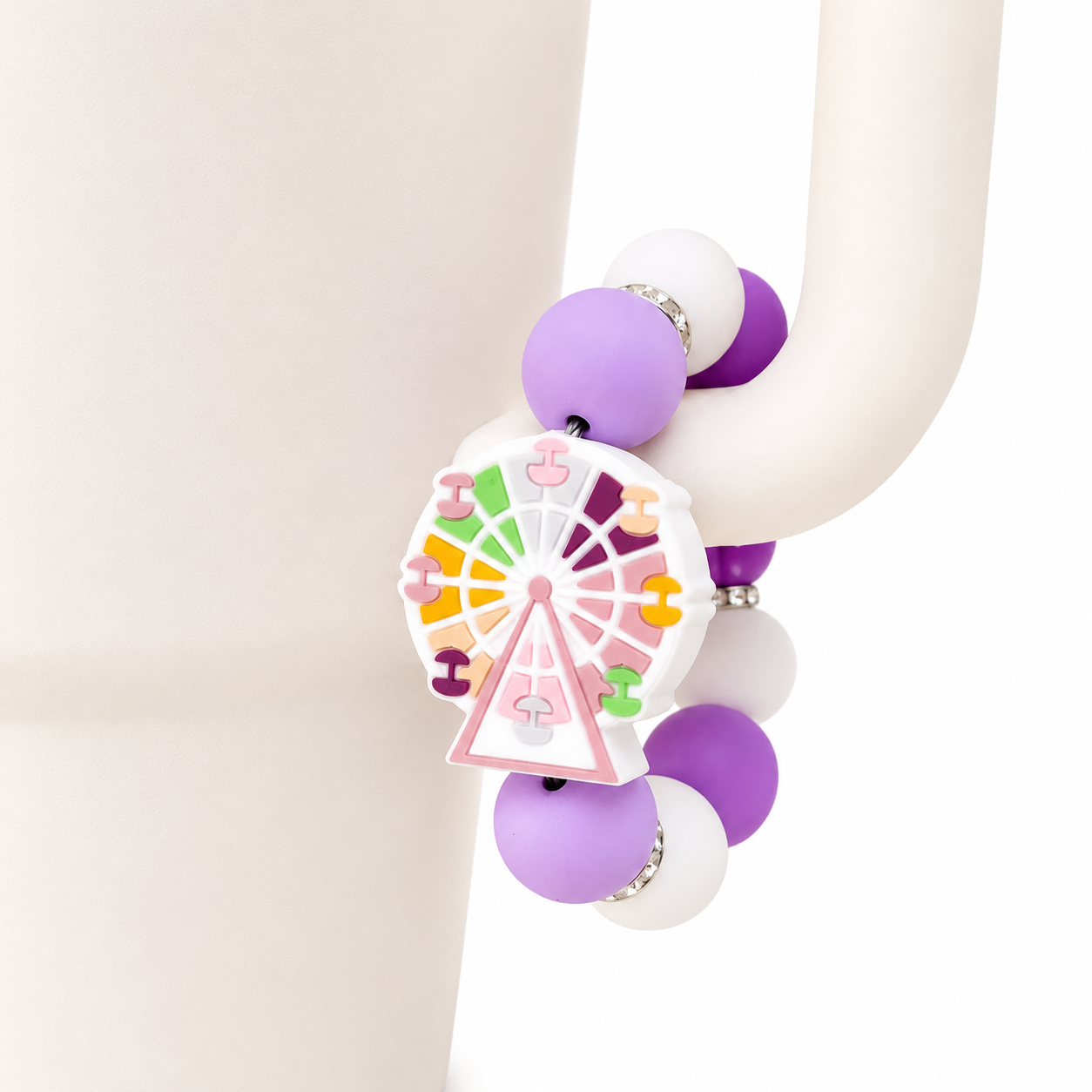 Ferris Wheel Tumbler Charm | Beaded Cup Accessory | Fits Stanley, Yeti & More