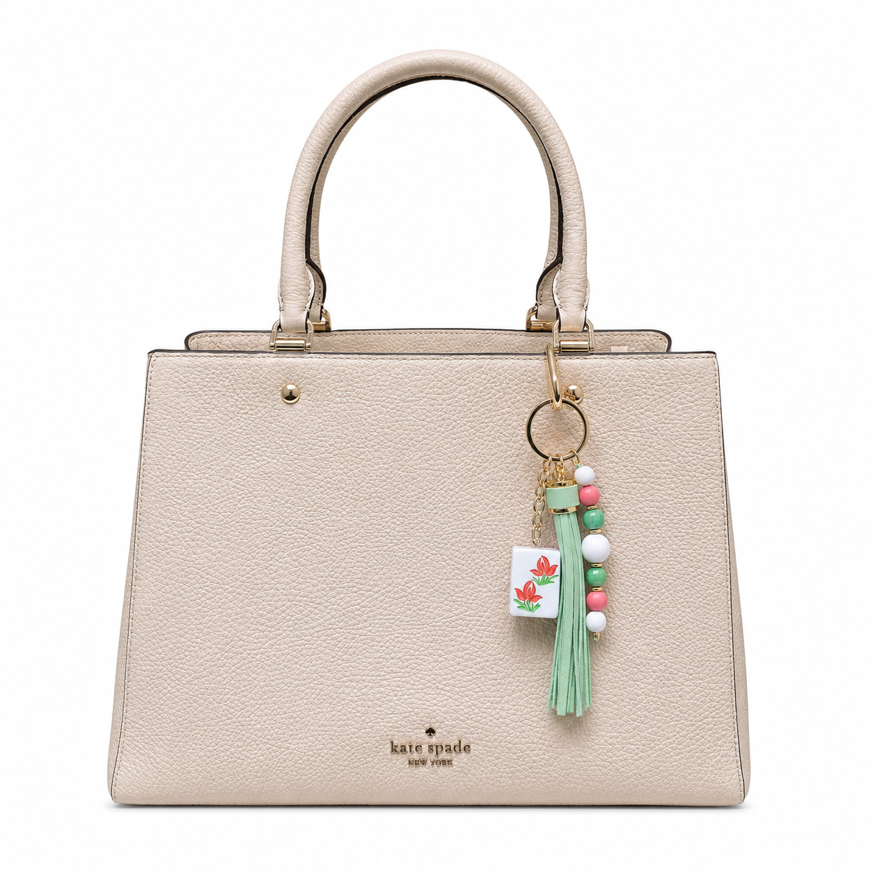 Mahjong Tile Bag Charm Collection | Handmade Purse Charm & Keychain Accessory