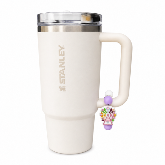 Ferris Wheel Tumbler Charm | Beaded Cup Accessory | Fits Stanley, Yeti & More
