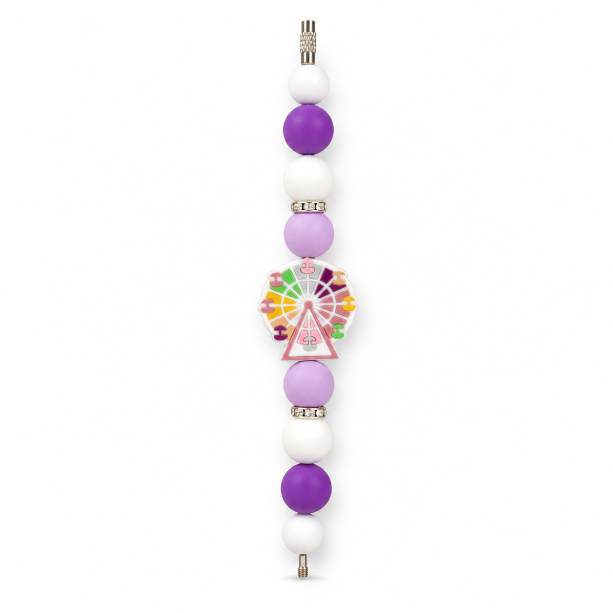 Ferris Wheel Tumbler Charm | Beaded Cup Accessory | Fits Stanley, Yeti & More