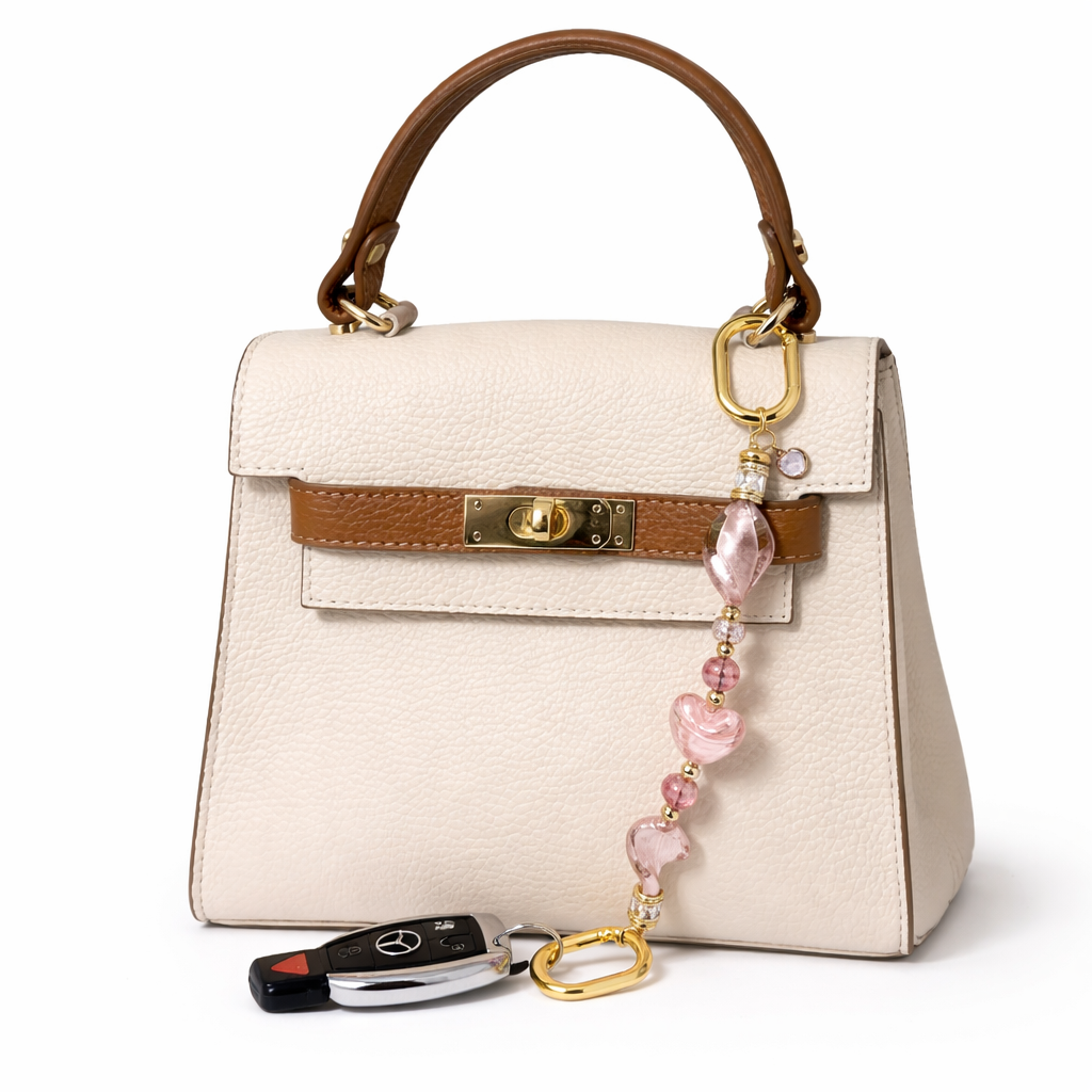 Heartstrings – Beaded Key Companion & Bag Accessory