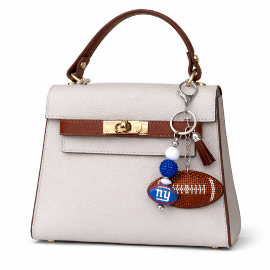 Football Bag Accent – Handmade Game Day Accessory