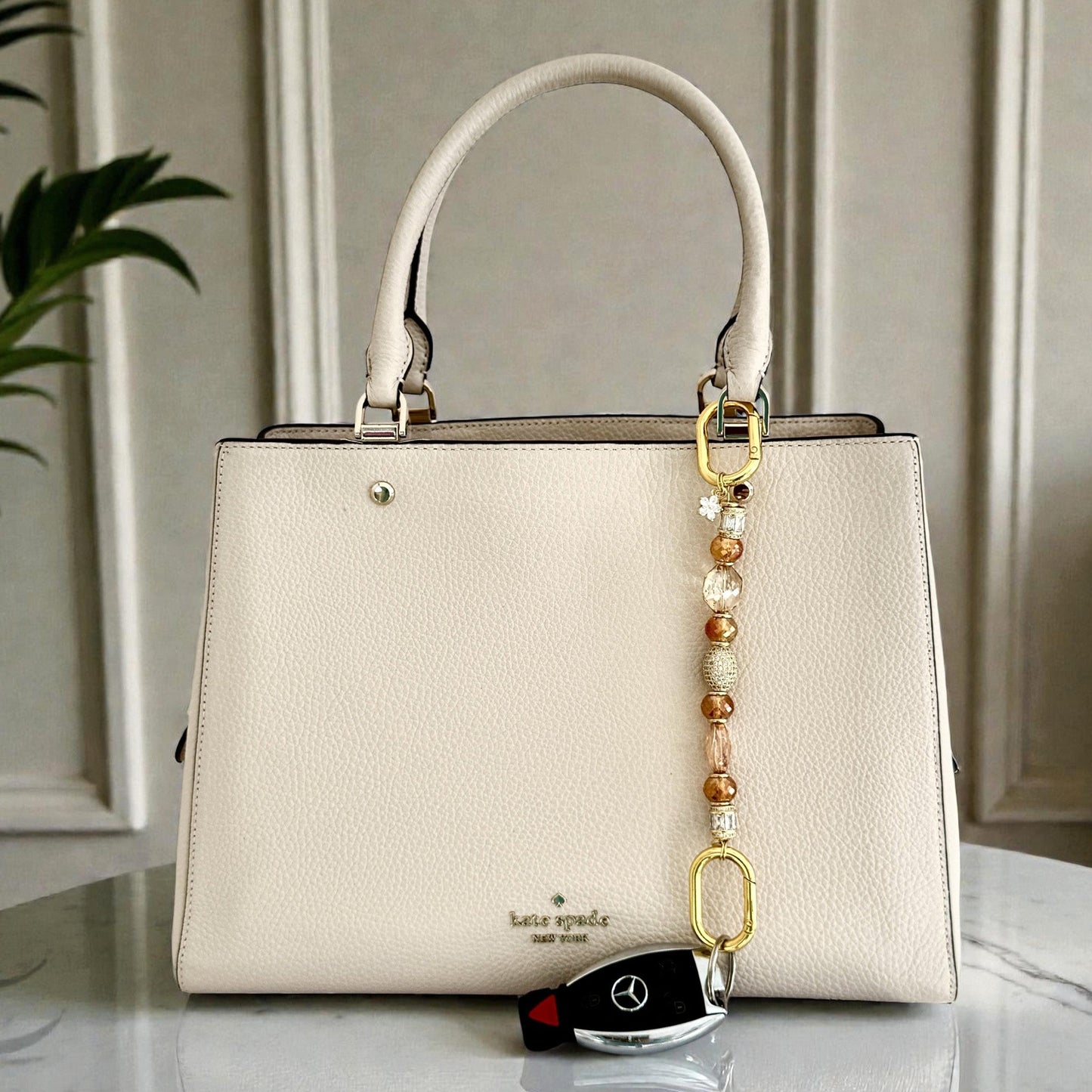 Golden Bloom – Key Companion & Bag Accessory