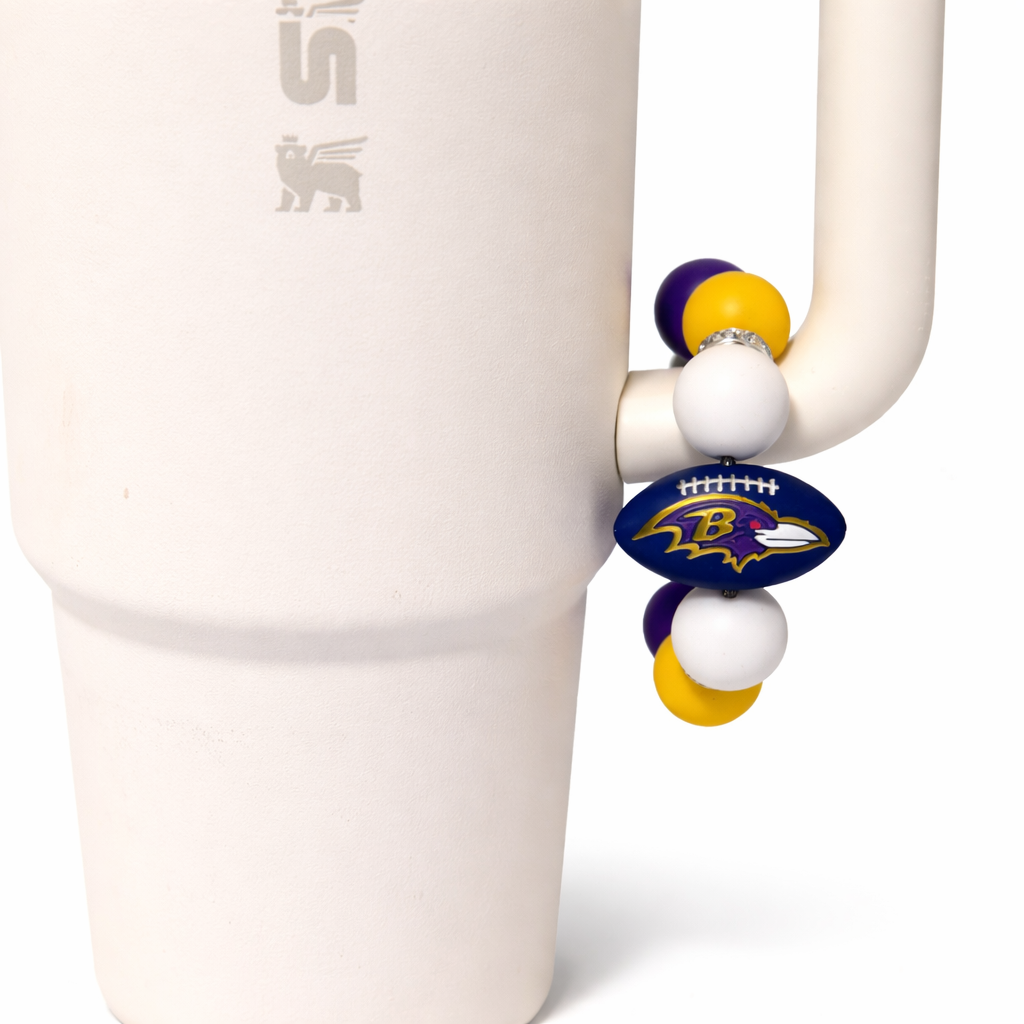 Football Tumbler Accent – Handmade Fan Accessory