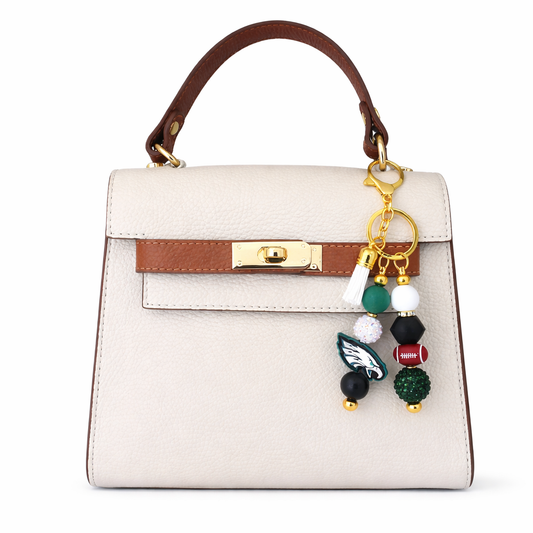 Football Bag Accent – Handmade Game Day Accessory