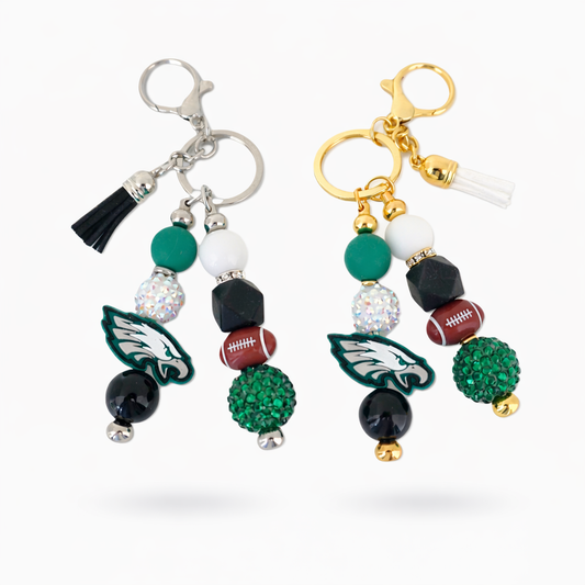 Football Bag Accent – Handmade Game Day Accessory