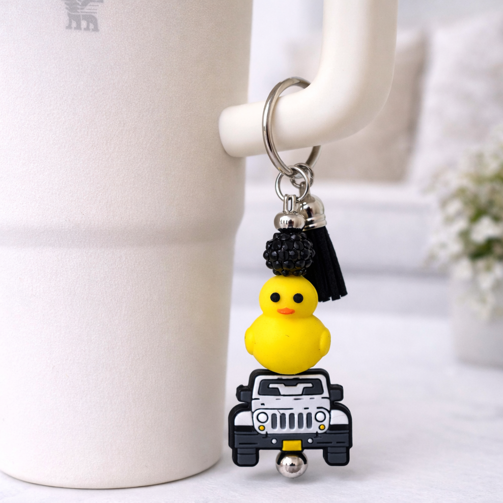 Jeep Duck Tumbler Accent Cup Charm