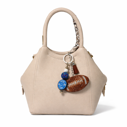 Football Bag Accent – Handmade Game Day Accessory
