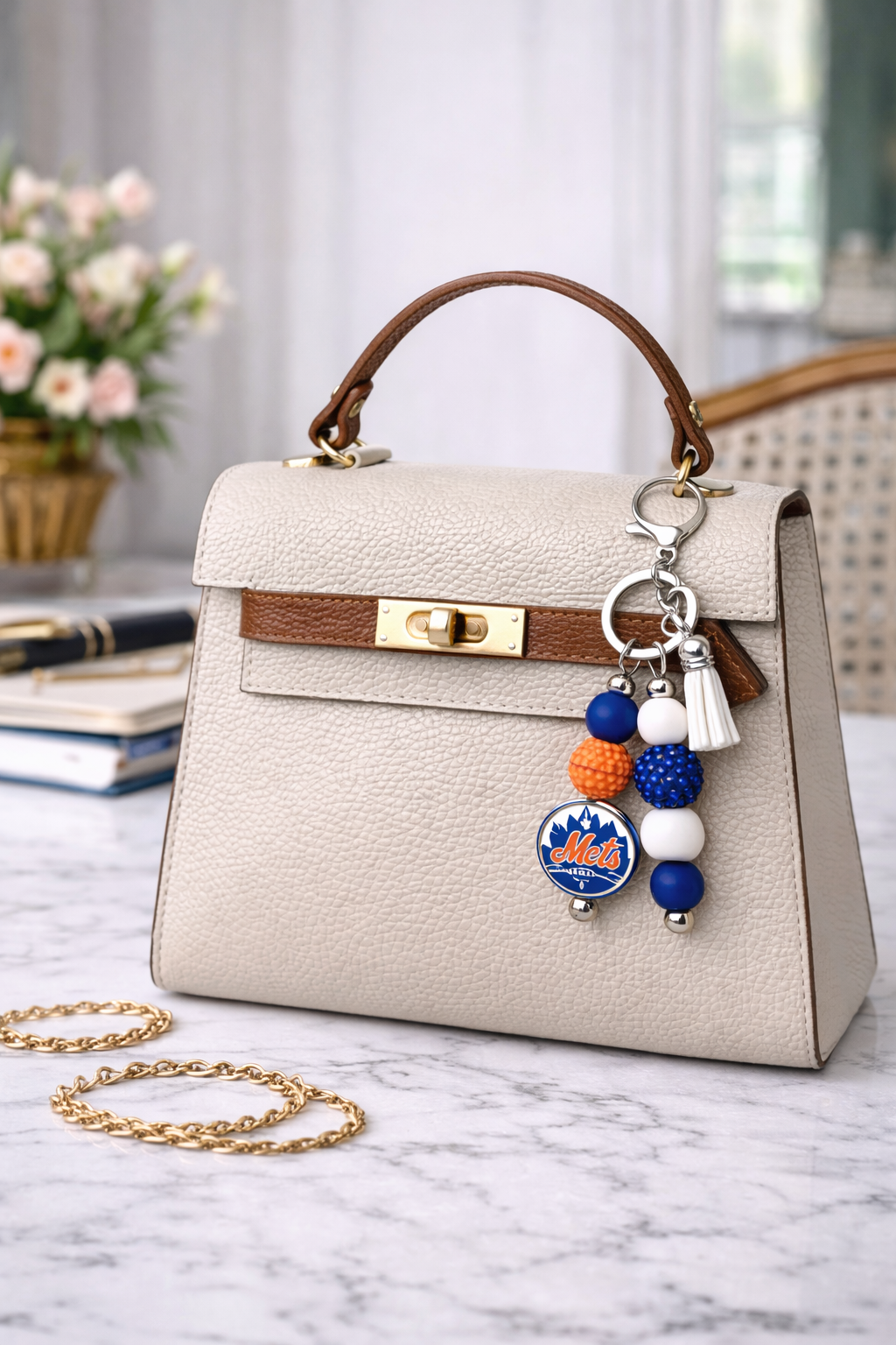 Baseball Bag Accent – Handmade Sports Accessory