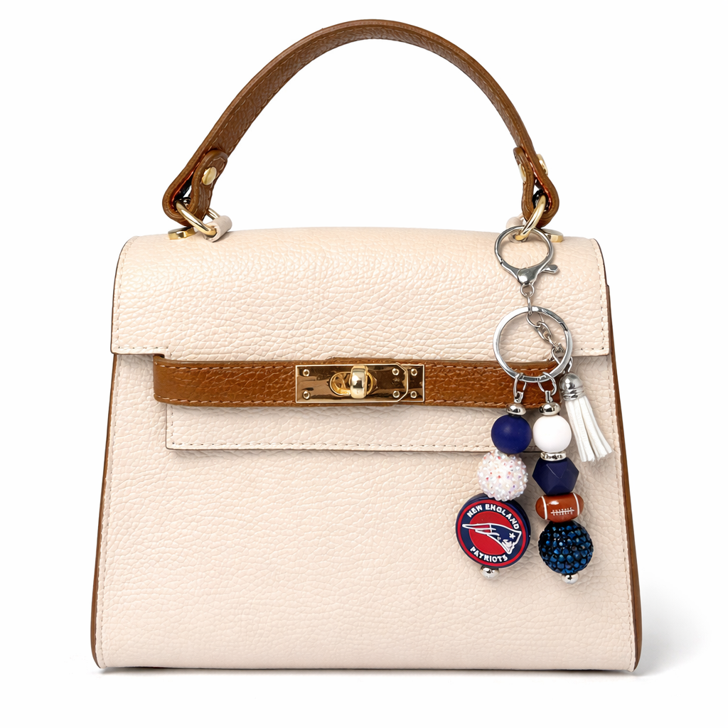 Football Bag Accent – Handmade Game Day Accessory