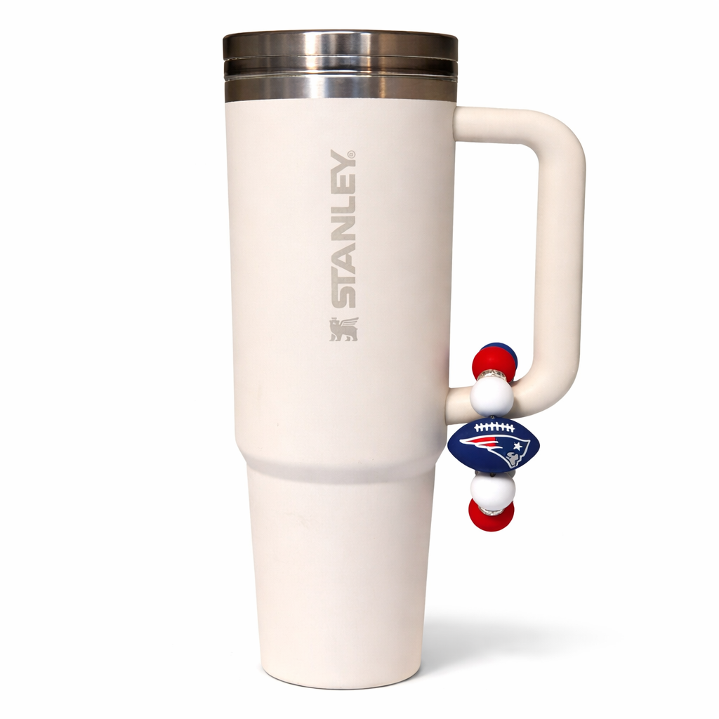 Football Tumbler Accent – Handmade Game Day Accessory