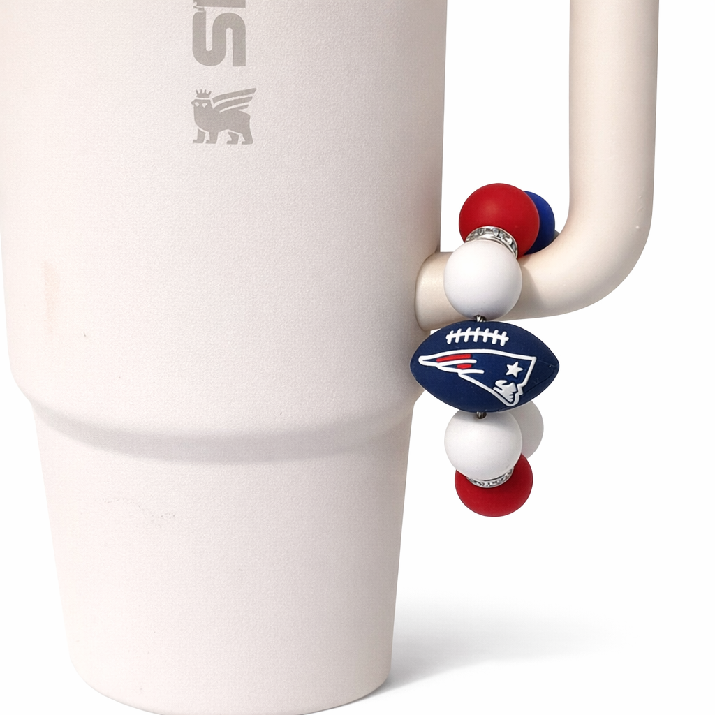 Football Tumbler Accent – Handmade Game Day Accessory