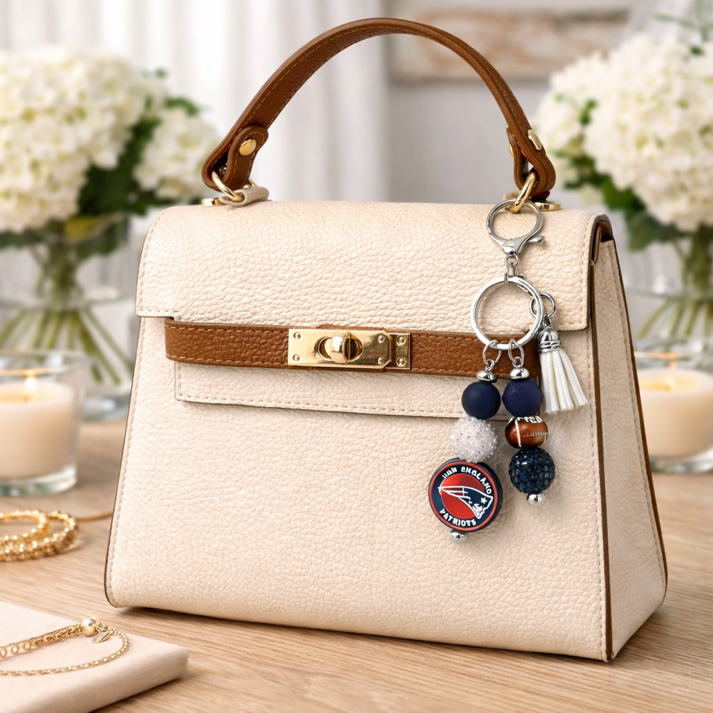 Football Bag Accent – Handmade Game Day Accessory