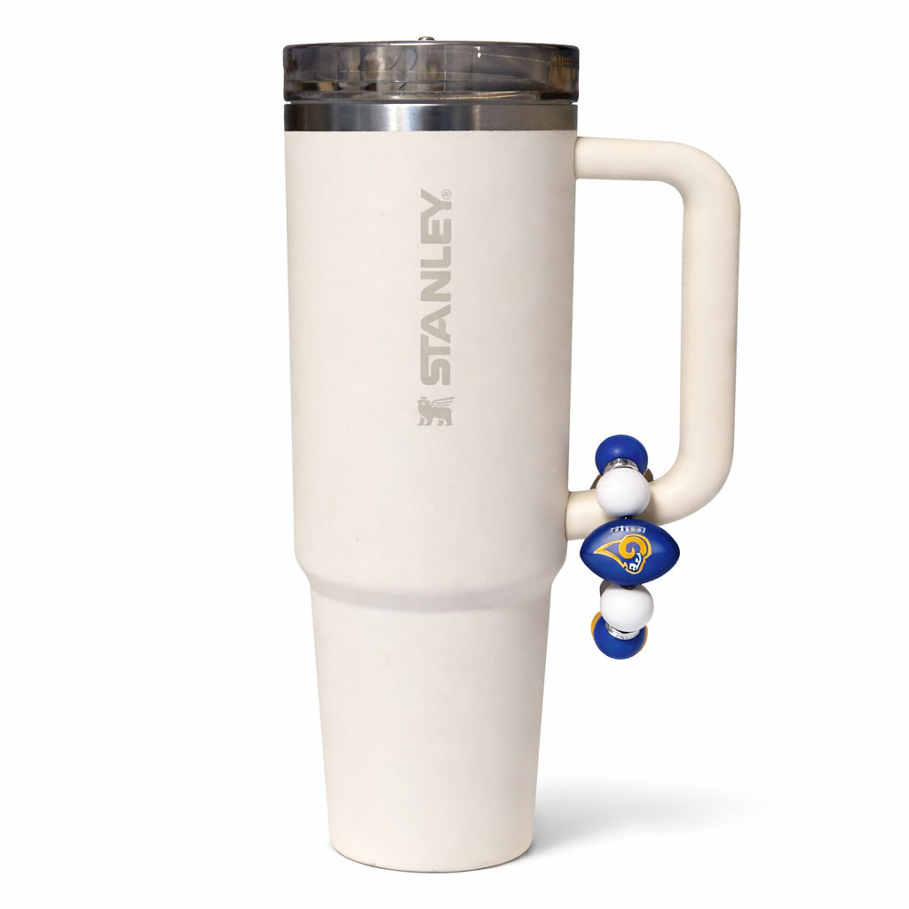 Football Tumbler Accent – Handmade Game Day Accessory