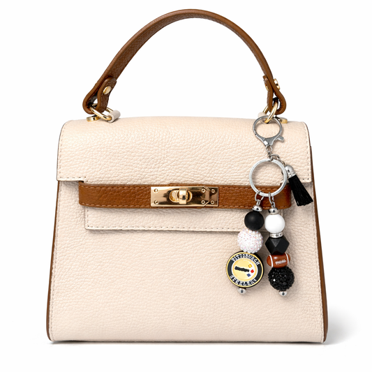 Football Bag Accent – Handmade Game Day Accessory