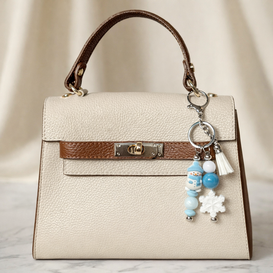Winter Wonderland Bag Charm, Accessory, Key Ring